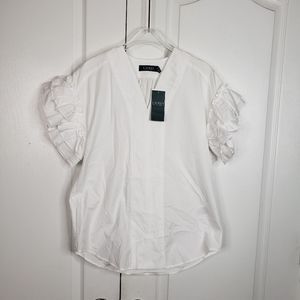 NWOT Ralph Lauren White Top Size Xsmall